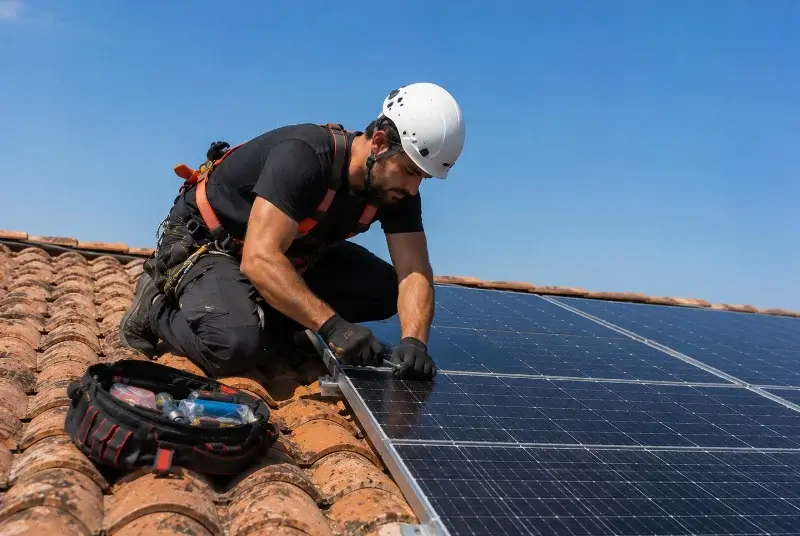 Maintenance et monitoring de panneaux solaires à Talensac